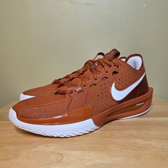 Nike Air Zoom GT Cut 3 TB Promo Texas Basketball Shoes Burnt Orange HJ7022-800 - Picture 3 of 7